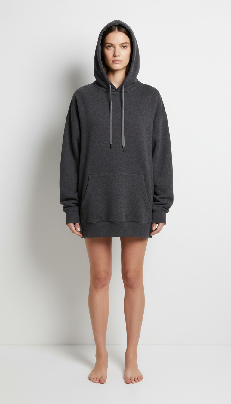 Oversized Hoodie aus Heavyweight-Baumwolle
